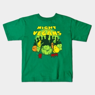 Night of the Vegans Kids T-Shirt